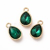 Faceted Glass Rhinestone Pendants GLAA-I051-A13-2