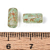Picasso Transparent Glass Bugle Beads SEED-N010-02G-3