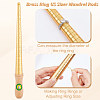 Brass Ring US Sizer Mandrel Rods TOOL-WH0159-31-4
