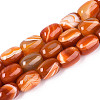 Natural Agate Beads Strands G-N356-02A-12-2