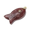 Natural & Synthetic Mixed Gemstone Pendants KK-D021-05G-3