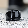 Alloy with Glass Finger Rings for Men FS-WG2A945-09-1