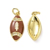 Rack Plating Brass Micro Pave Cubic Zirconia Pendants X-KK-C008-28G-1