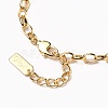 Brass Cable Chain Bracelets BJEW-H537-14G-2