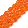 Transparent Glass Beads Strands EGLA-N013-T4mm-D09-1
