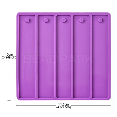 Rectangle Bookmark DIY Silicone Molds SIMO-YW0001-01-1