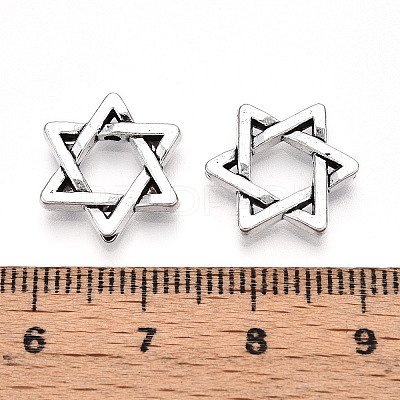 Rack Plating Alloy Beads FIND-B010-02AS-1