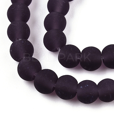 Transparent Glass Beads Strands GLAA-T032-T4mm-MD03-1