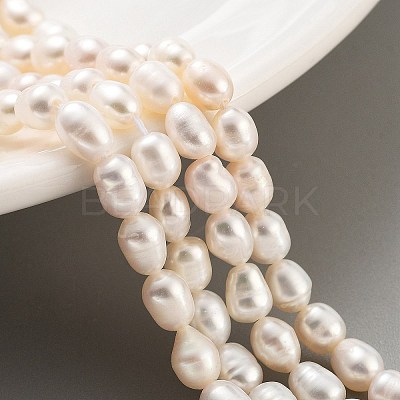 Natural Cultured Freshwater Pearl Beads Strands PEAR-P062-16B-X-1