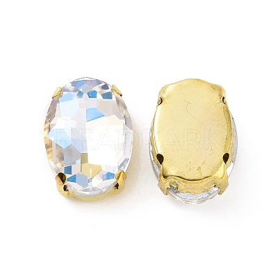 Oval Sew on Rhinestone DIY-E062-06G-B02-1