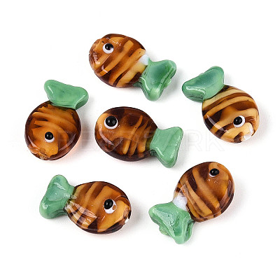 Handmade Lampwork Beads Strands LAMP-N021-41-A08-1
