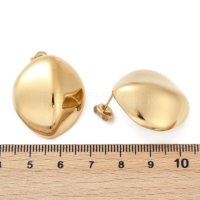 304 Stainless Steel Stud Earrings EJEW-G423-35A-G-1