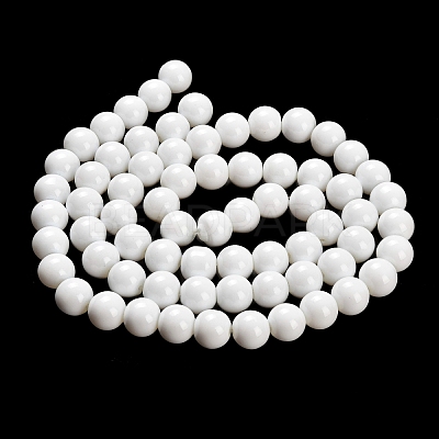 Painted Glass Bead Strands LS-DGLA-S071-12mm-01-1