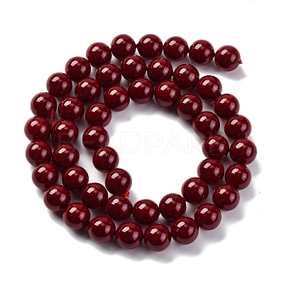 Baking Paint Glass Beads GLAA-Z010-01E-1