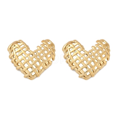 304 Stainless Steel Stud Earrings EJEW-G423-23G-1