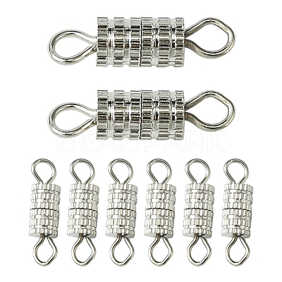 20Pcs Brass Screw Clasps KK-YW0002-40P-1
