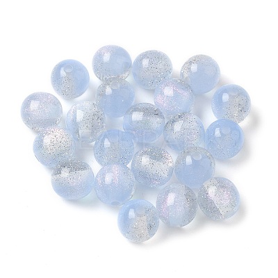 Two Tone Resin Beads LS-RESI-Q025-02B-B-1