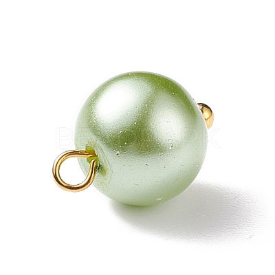 Glass Pearl Pendants PALLOY-JF01880-03-1