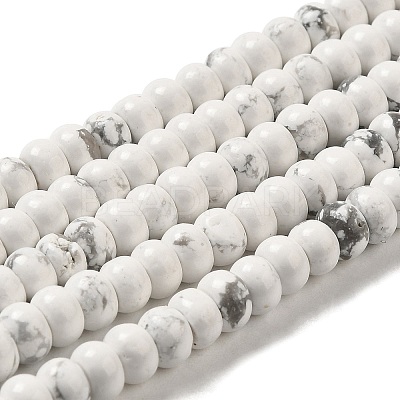Synthetic Howlite Beads Strands X-G-K340-B06-02-1