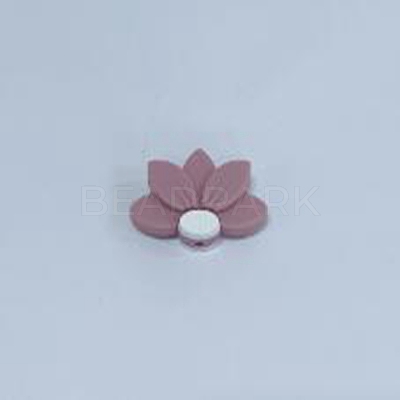 Lotus Food Grade Eco-Friendly Silicone Beads SIL-WH0013-50D-1