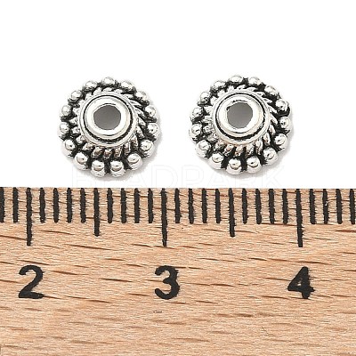 Tibetan Style Alloy Caps LF1235Y-NF-1