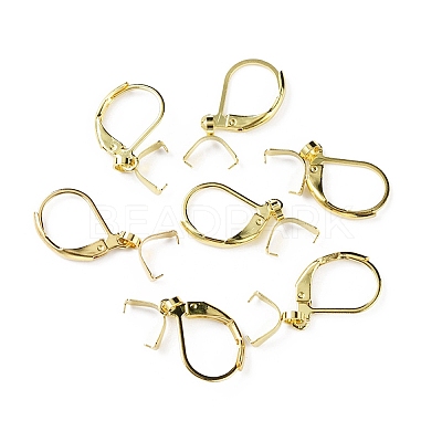 304 Stainless Steel Leverback Earring Findings with Pendant Bails STAS-WH0043-04G-1