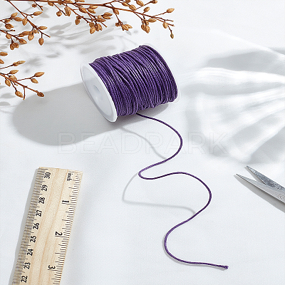 1 Roll Waxed Cotton Thread Cords YC-LP0001-01I-1