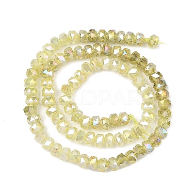 Imitation Jade Glass Beads Strands EGLA-F167-03A-07-1