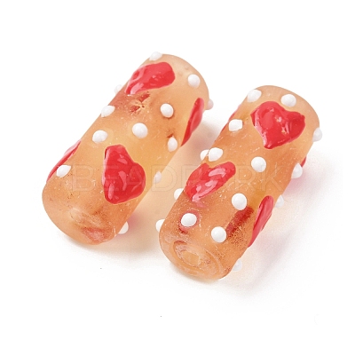 Handmade Lampwork Enamel  Beads LAMP-B051-01F-1