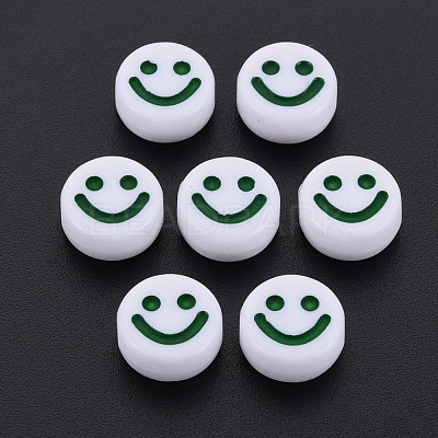 Opaque Acrylic Beads MACR-N008-55-C01-1