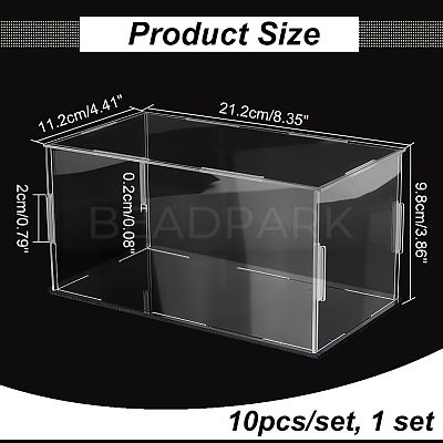 Transparent Acrylic Display Boxes AJEW-WH0020-59A-1