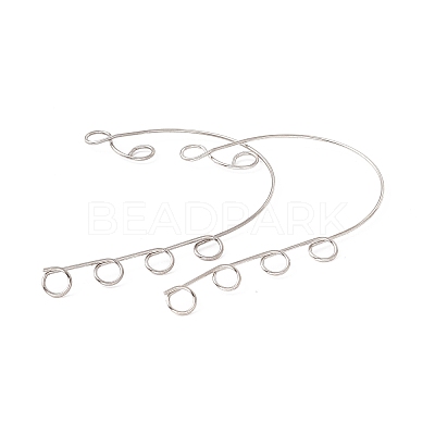 Tarnish Resistant 316 Stainless Steel Ear Cuff Findings X-STAS-H148-04P-1