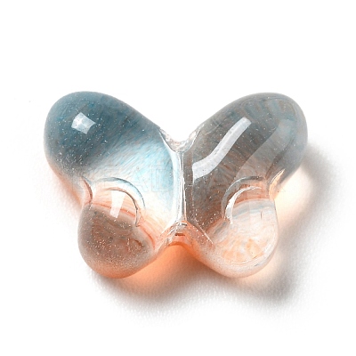 Transparent Baking Paint Glass Beads GLAA-F115-01K-1