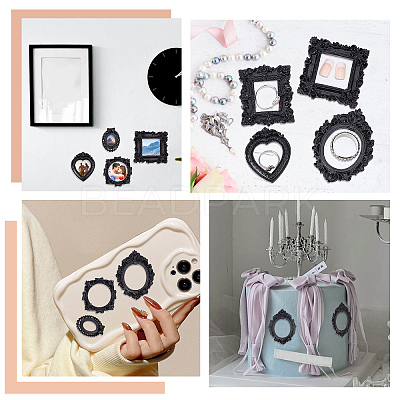 12Pcs 6 Style Resin Picture Frames RESI-CP0001-02-1