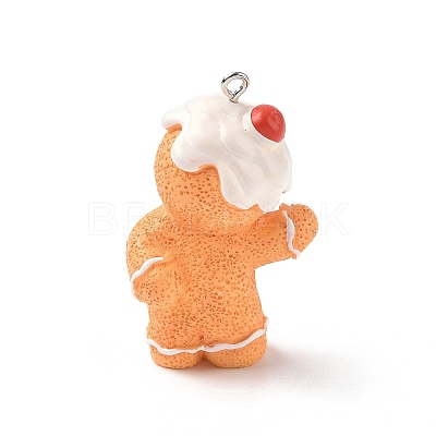 Christmas Theme Opaque Resin Pendants LS-RESI-I336-01P-06-1