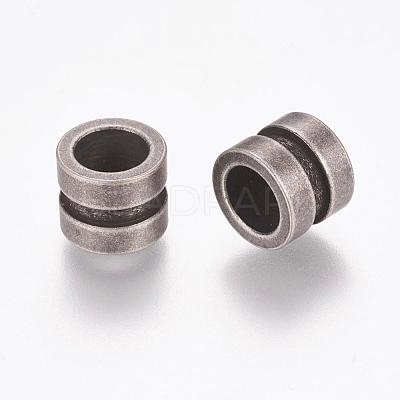 304 Stainless Steel Beads STAS-F123-02AS1-1