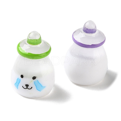Resin Puppy Feeder Ornaments RE-CBAF175-01-1
