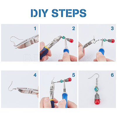 DIY Dangle Earring Making Kits DIY-SC0016-36-1
