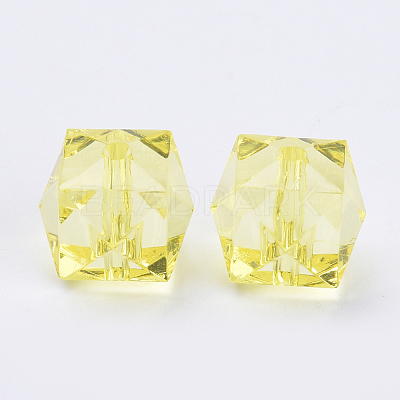 Transparent Acrylic Beads TACR-Q259-10mm-V21-01-1