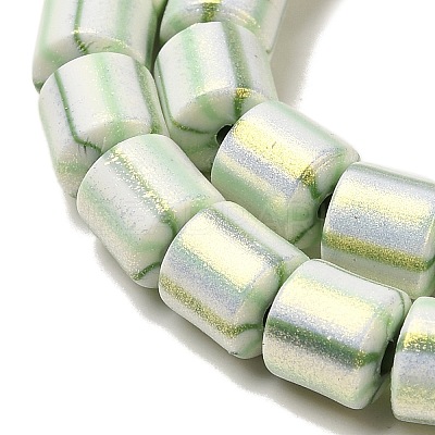 Polymer Clay Beads Strands CLAY-H006-04C-1