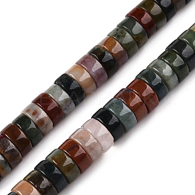 Natural Indian Agate Beads Strands G-T138-57-1