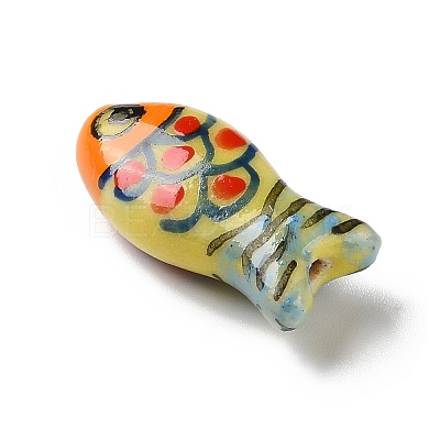 Handmade Porcelain Beads X-PORC-Z006-04B-01-1