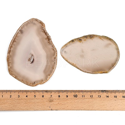 Dyed & Heated Natural Agate Slice Big Pendants GG-CBAAF67-02E-1