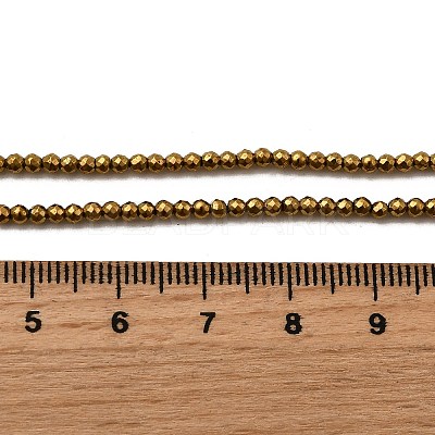 Electroplated Synthetic Non-magnetic Hematite Beads Strands G-H001-51A-1