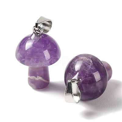Natural Amethyst Pendants GG-CBAA0EE-05P-14-1