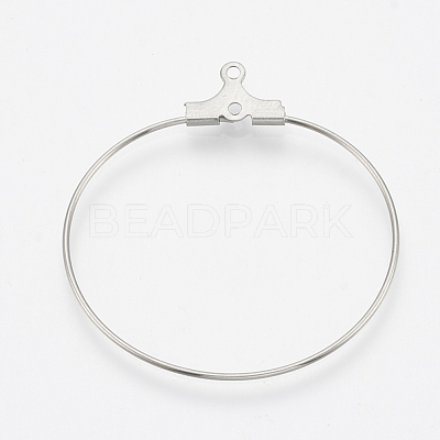 Non-Tarnish 304 Stainless Steel Pendants X-STAS-T031-20-45mm-1