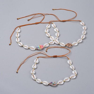 Adjustable Nylon Thread Braided Necklaces NJEW-JN02706-M-1