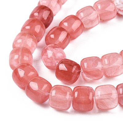 Cherry Quartz Glass Beads Strands G-T138-136-1