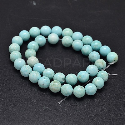 Natural Howlite Beads Strands TURQ-P027-17-4mm-1
