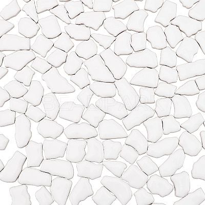 Porcelain Mosaic Tiles AJEW-PH0001-05-WH-1
